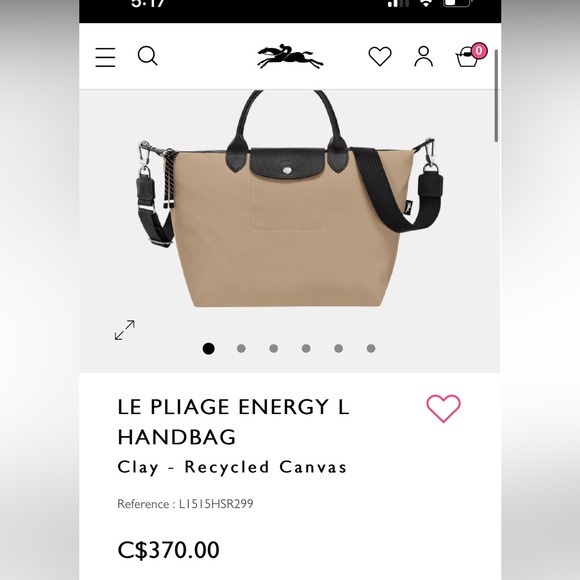 Long Champ Le Pilage Energy L Handbag - Picture 2 of 3